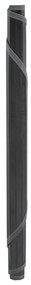 Tapete redondo 100 cm bambu cinzento