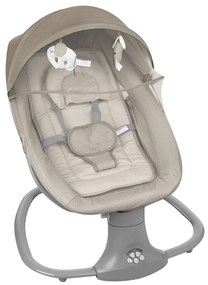 Cadeira baloiço para bebé eléctrico de lado a lado Winks Bege 2024