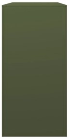 Suporte para lenha 100x40x80 cm aço verde