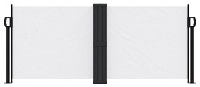 Toldo lateral retrátil 100x1000 cm branco