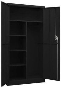 Cacifo 90x40x180 cm aço preto