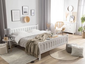 Colchão de espuma duplo com capa removível médio 160 x 200 cm PEARL Beliani