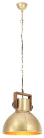 Candeeiro suspenso industrial redondo 25 W 40 cm E27 bronze