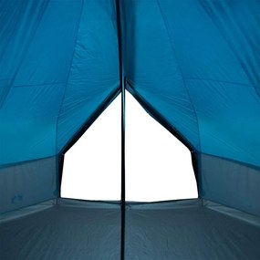 Tenda familiar tipi para 6 pessoas impermeável azul