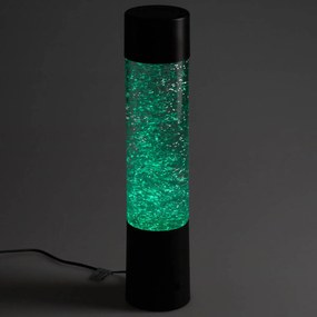 Candeeiro de mesa neon preto com LED RGB - Sparkle Design