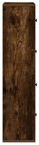 Estante 60x24x101,5 cm derivados de madeira carvalho fumado