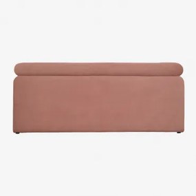 Cabeceira Estofada Cirene 240 Cm Tecido Rosa Quartzo & 180 Cm - Sklum