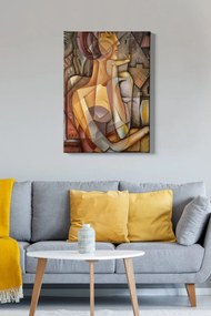 Pintura Decorativa em Tela 314553080 – Multicolor – 50 x 70 cm
