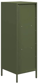 Móvel alto 35x39x103,5 cm aço verde azeitona