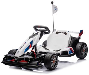 kart elétrico para Crianças 24V BMW Gokart com Drift branco