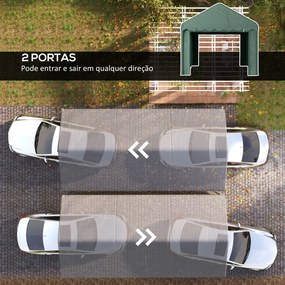 Tenda Garagem 6x3 m Tenda de Exterior para Carro Impermeável Garagem P