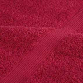 Toalhas premium SOLUND 4 pcs 100x200 cm 600 gsm vermelho