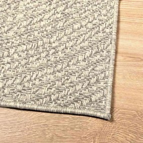 Tapete ZIZUR creme 80x200cm aspeto de juta interior e exterior