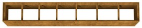 Canteiro elevado de jardim 280x40x80 cm aço corten