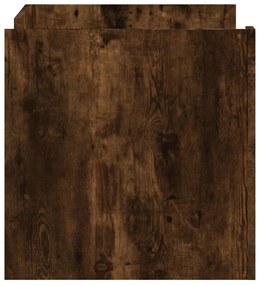 Mesa de centro 80x50x50 cm derivados de madeira carvalho fumado