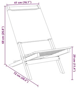 Cadeiras de jardim 2 pcs acácia maciça e tecido antracite