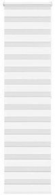 vidaXL Cortina de zebra 55x200 cm largura do tecido 50,9 cm poliéster