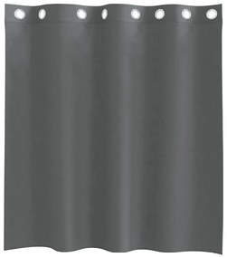 Cortinas de voile com ilhós 2 pcs cinzento-escuro 140x140 cm