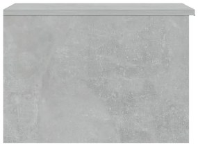 Mesa de centro 50x50x36 madeira processada cinza cimento