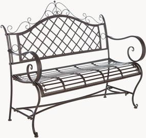 Banco de jardim em metal Abner