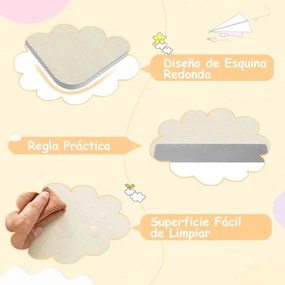 Secretária Infantil 80 x 51 x 88-110,5 cm com Altura Ajustável, Inclinável Gaveta Bandeja Estantes para Casa Escola Cinzenta