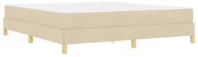 Cama Box Creme, Marrom 180 x 200 cm