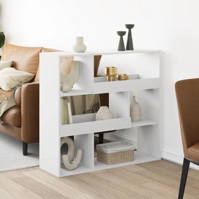 vidaXL Divisória 100x33x94,5 cm derivados de madeira branco
