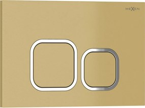 Mexen Tex 03 botão de descarga, dourado - 6103-06