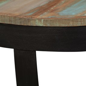 Mesa de centro madeira reciclada maciça 60x40 cm