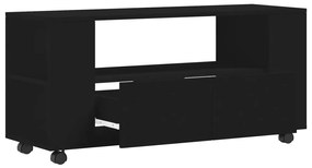 Móvel de TV 102x34,5x43 cm derivados de madeira preto