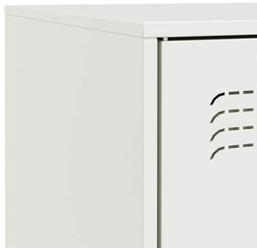 Aparador 67x39x83 cm aço branco