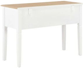 Secretária 109,5x45x77,5 cm madeira branco