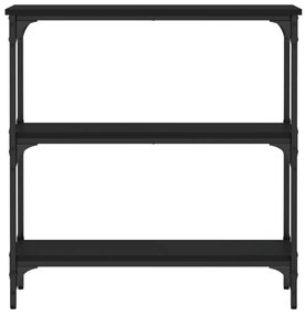 Mesa consola 75x22,5x75 cm derivados de madeira preto