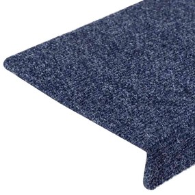 Tapetes de escada autoadesivos 20 pcs 65x21x4 cm antracite