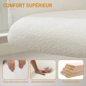 Cadeira de escritório, cadeira ergonómica de escritório com regulação de altura, cadeira giratória, base em aço, creme