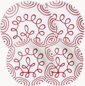 Conjunto de loiça artesanal Rotgeflammt, 2 pessoas, conjunto de 4