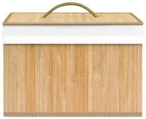 Caixas de arrumação 4 pcs bambu