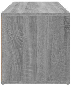 Móvel de TV 80x34x36 cm derivados de madeira cinzento sonoma