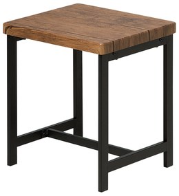 Conjunto de refeição 4 lugares castanho e preto ARLINGTON Beliani