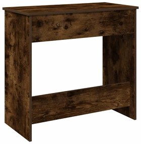 Secretária 80x40x75 cm derivados de madeira cor carvalho fumado