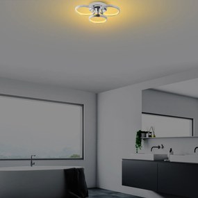 Chandelier Halka – Chrome – 37x9x32 cm