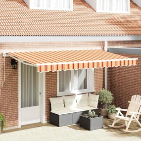 Toldo Retrátil Azul Marinho 400x200 cm Tecido e poliéster