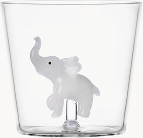 Copo em vidro de borossilicato artesanal White Elephant
