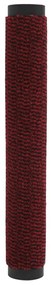 Tapete controlo pó retangular tufado 2pcs 60x90cm vermelho
