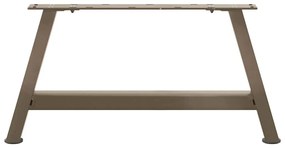 Pés para mesa de centro em formato A, 2 peças, 70x (30-31) cm, aço