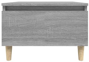 Mesas de apoio 2 pcs 50x46x35 cm deriv. madeira cinzento sonoma