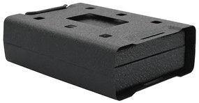 Cofre de Segurança Preto Metal Pequeno Fechaduras
