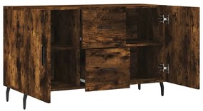 Aparador 100x36x60 cm derivados de madeira carvalho fumado