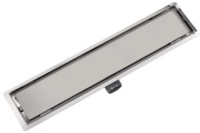 Dreno de chuveiro linear 630x140 mm aço inoxidável