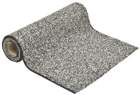 vidaXL Revestimento de pedra 500x60 cm cinzento